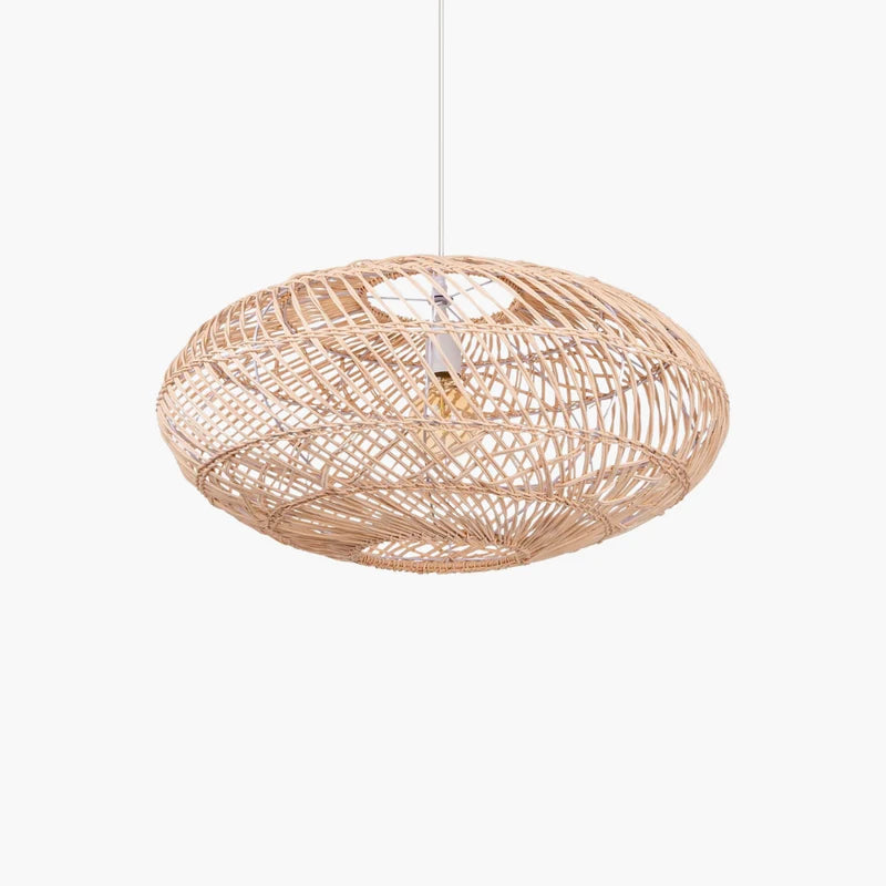 Suspension Rotin Ovale