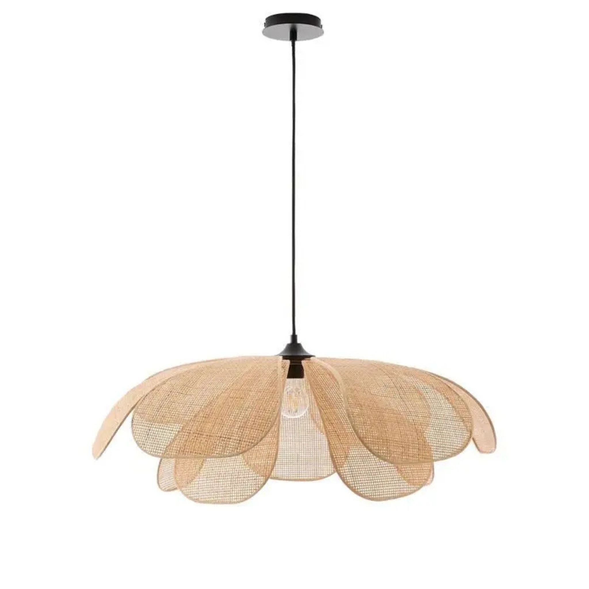 Suspension Fleur Rotin Hana